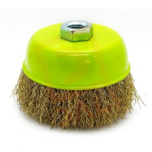 Grata de copa rizada con tuerca 4" XCORT® Mod. CUP-3014B100