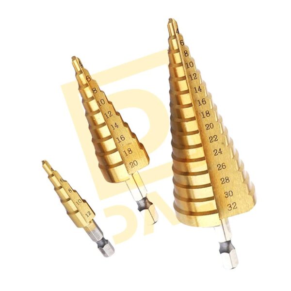 Set de brocas cónicas escalonadas XCORT® (3Pcs) Mod. XAPD0301 - Imagen 2