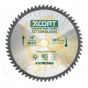 Sierra de disco con punta de carburo de tungsteno (TCT) 254mm 60T XCORT® Mod. XTCTW25406