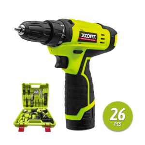 Kit Taladro Inalámbrico 12v (26pcs) Mod. XDC03-1226